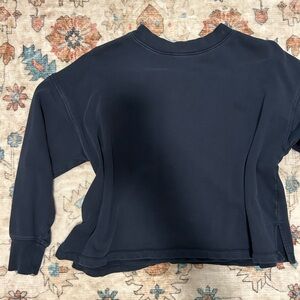 Classic Navy Crewneck Sweatshirt - Women